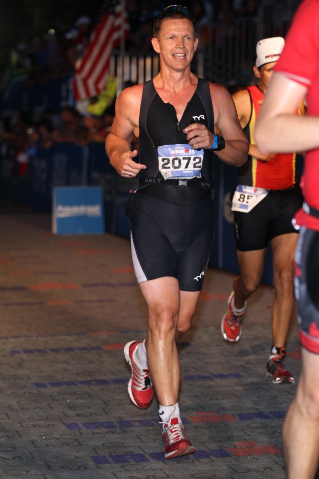 Mikkel Pitzner Coming Up At The Finish Line Ironman New York