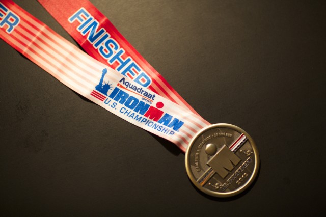Mikkel Pitzner Finishers Medal New York Ironman 2012