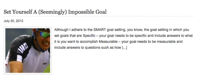 Set Yourself An Impossible Goal July 20 2012 Mikkel Pitzner
