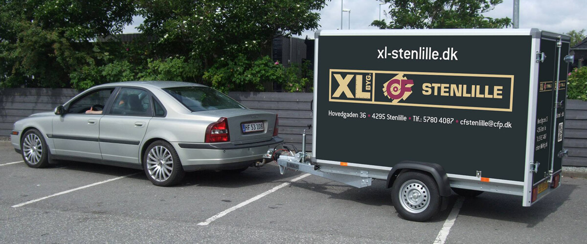 Here's an example from Denmark of our Freetrailer trailers
